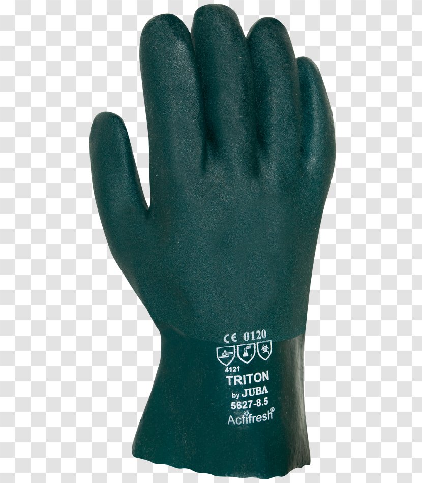 Glove Personal Protective Equipment Nitrile Latex Textile - Silhouette - Desgarro Transparent PNG