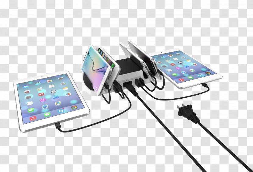 Smartphone Battery Charger Mobile Phones USB Quick Charge - Poweredusb Transparent PNG