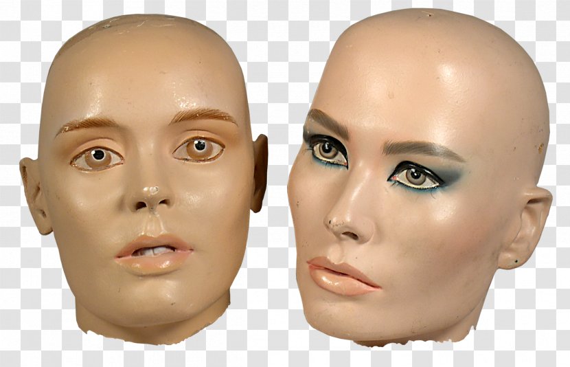 Hair Loss Head Kaalheid Model - Face - Mannequin Transparent PNG
