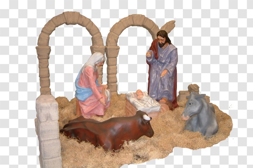 Nativity Scene Of Jesus Manger Ox Birth - Optical Fiber - NACIMIENTO Transparent PNG