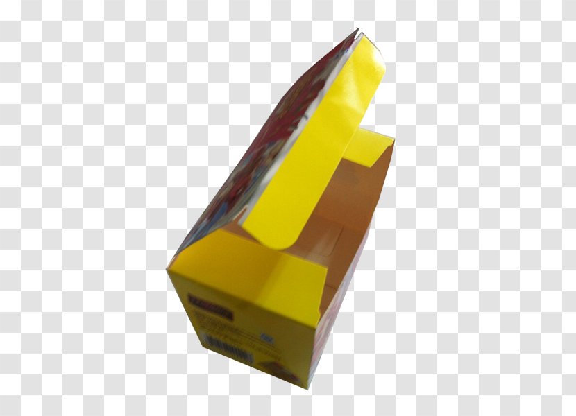 Angle Carton - Yellow - Moon Cake Packing Box Transparent PNG