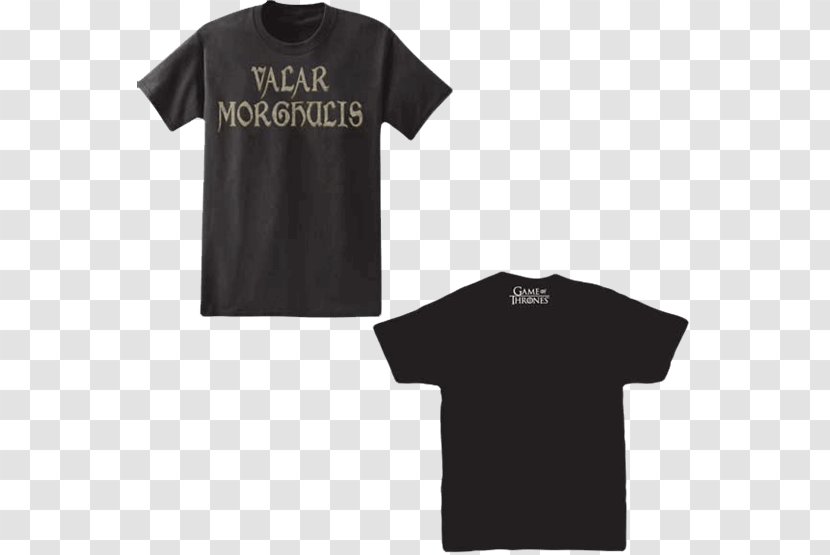 T-shirt Arya Stark Hoodie Valar Morghulis Transparent PNG
