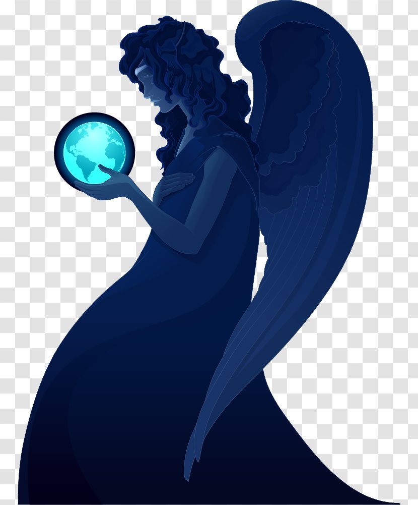 Crystal Ball Illustration - Greek Goddess Holding Transparent PNG