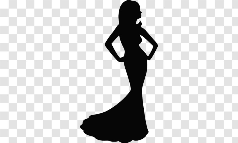 Beauty Pageant Silhouette - Flower Transparent PNG