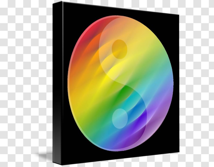 Motif Canvas Art Color Wheel Gallery Wrap - Sphere - Blurred Black Circle Transparent PNG