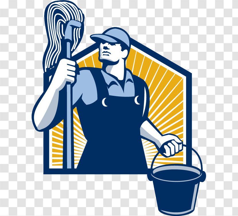 Janitor Mop Bucket Cart Cleaner - Brand Transparent PNG