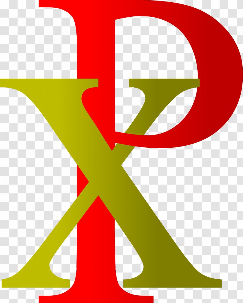 Chi Rho Symbol Clip Art - Christian Symbolism - Cross Transparent PNG