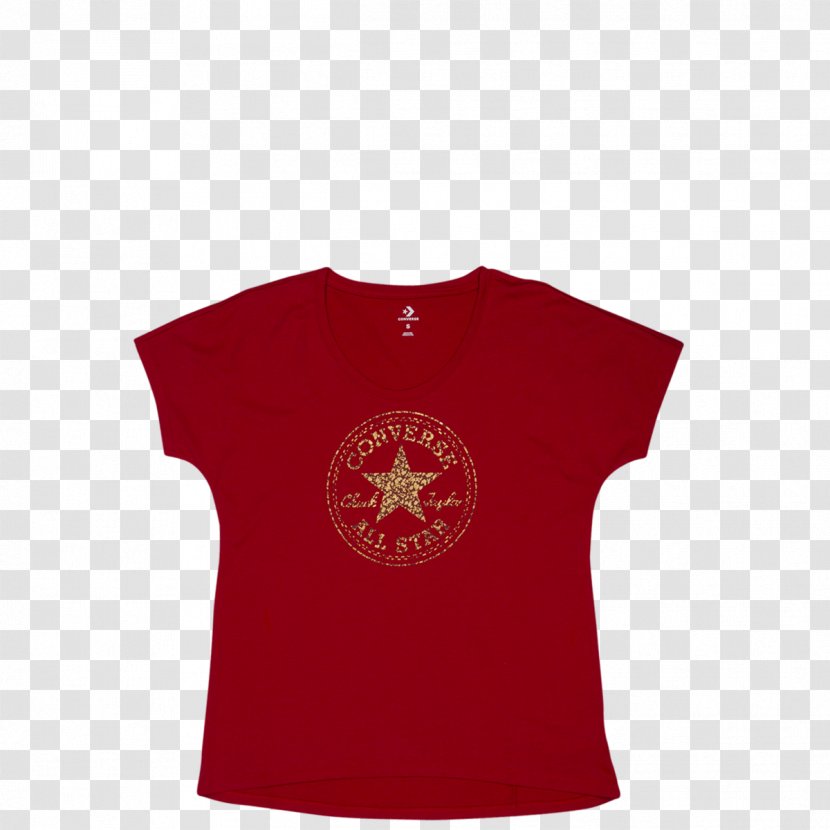 T-shirt Converse Sleeve Symbol Neck - T Shirt - Printed Transparent PNG