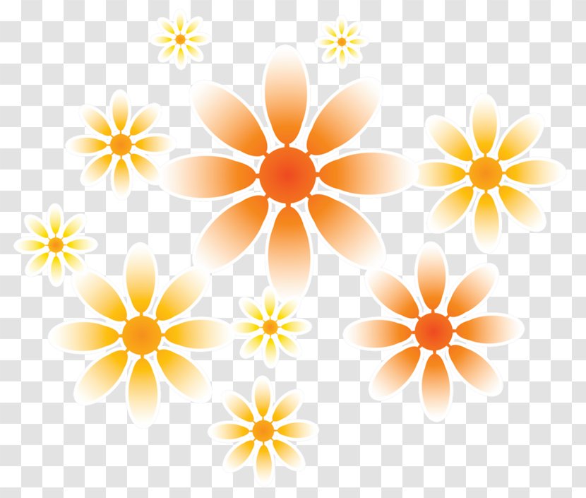 Floral Flower Background - Gold - Symmetry Transparent PNG