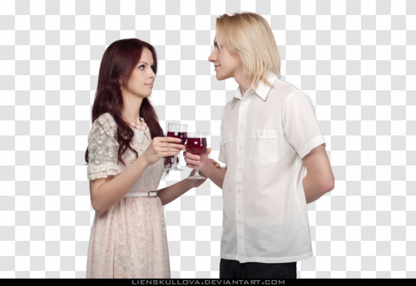 Wine Alcoholic Drink DeviantArt Couple Lemonade - Flower - Romantic Transparent PNG