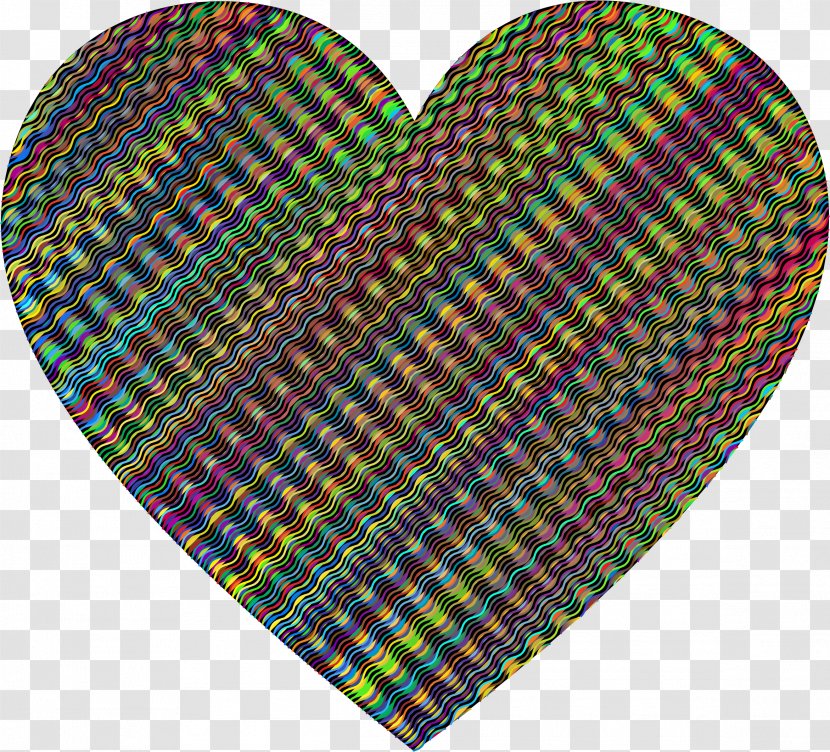 Heart Desktop Wallpaper Valentine's Day - Qixi Festival - Abstract Wavy Transparent PNG