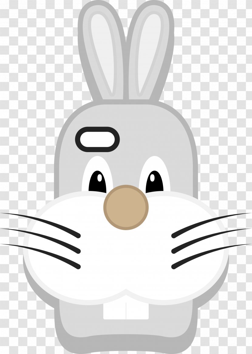 Domestic Rabbit Clip Art - Mammal - Vector Phone Sets Transparent PNG