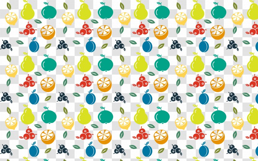 Fruit Pattern - Yellow - Patterns Transparent PNG