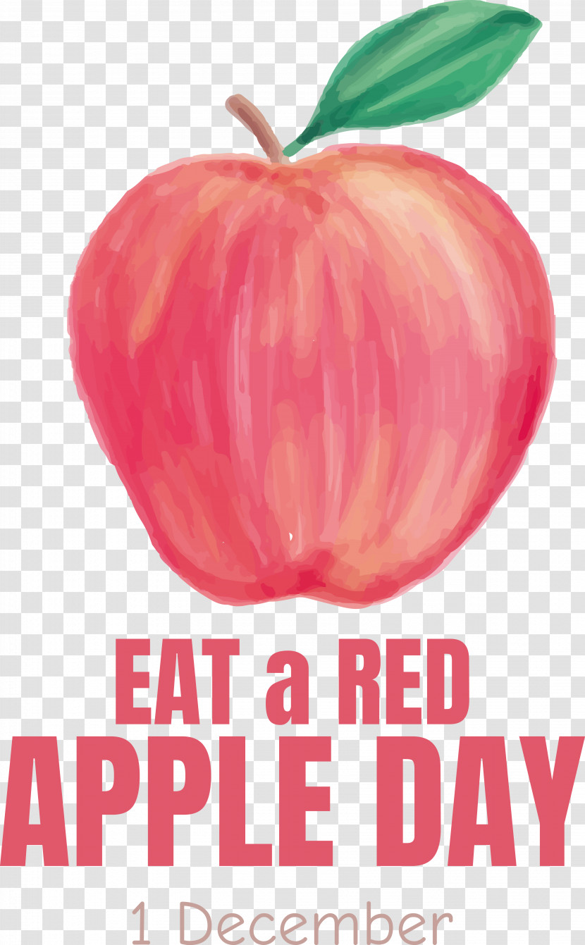 Red Apple Eat A Red Apple Day Transparent PNG