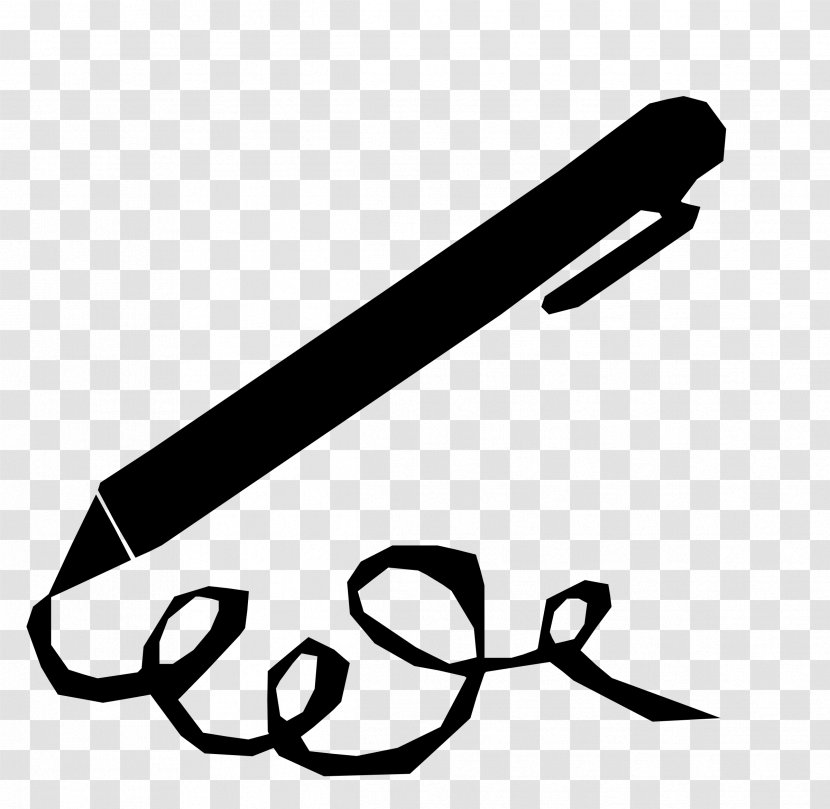 Pens Black And White Drawing Clip Art - Cartoon - Pencil Transparent PNG