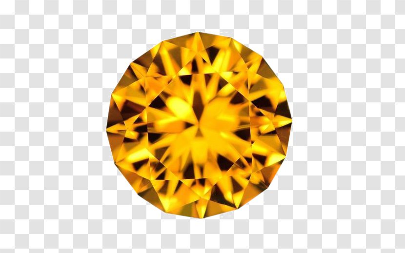 Gemological Institute Of America Birthstone Gemstone Citrine Diamond - Yellow Transparent PNG