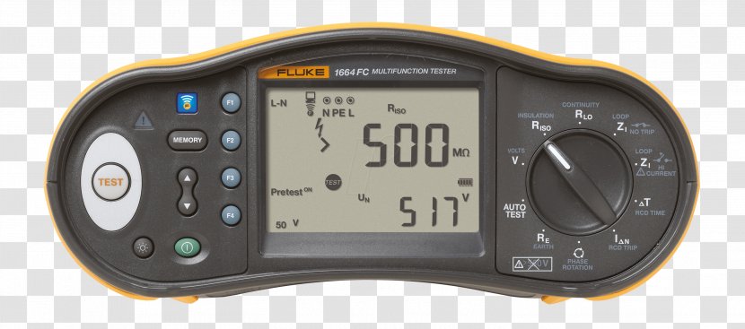 Multimeter Multifunction Tester Electronic Test Equipment Fluke Corporation Software Testing - Electronics Transparent PNG