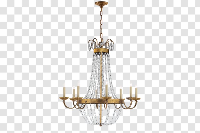 Visual Comfort Paris Flea Market 8-Light Chandelier Lighting Light Fixture - Room Transparent PNG