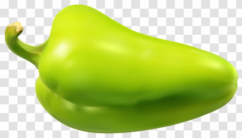 Bell Pepper Chili Vegetable Jalapeño - Italian Sweet - Green Transparent Clip Art Image Transparent PNG