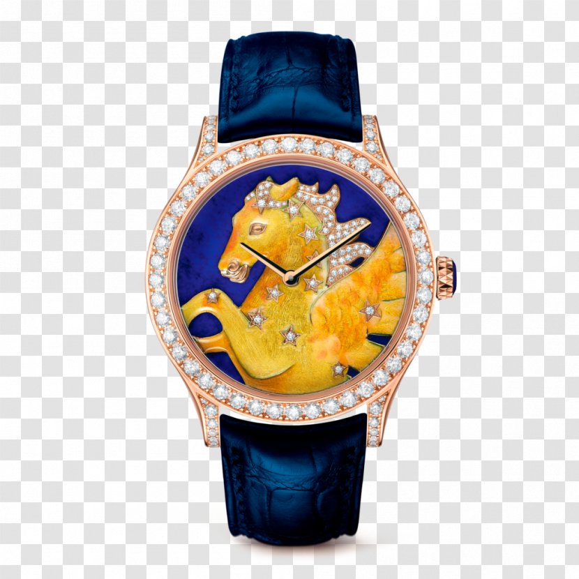 Watch Van Cleef & Arpels Clock Constellation Jewellery - Salon International De La Haute Horlogerie - Pegasus Transparent PNG
