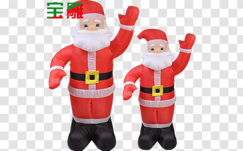 Ded Moroz Santa Claus Ukraine Inflatable Christmas Transparent PNG