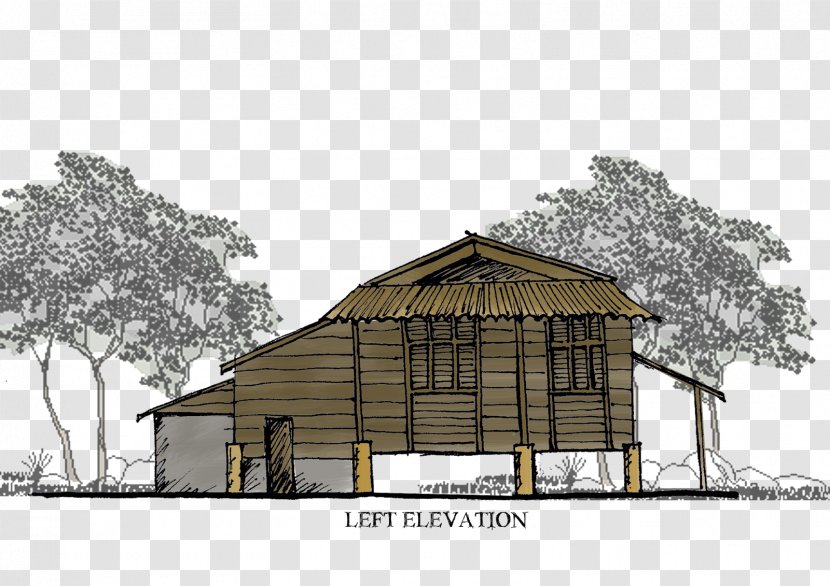 House Kampong Log Cabin Cottage Shed - Balik Kampung Transparent PNG