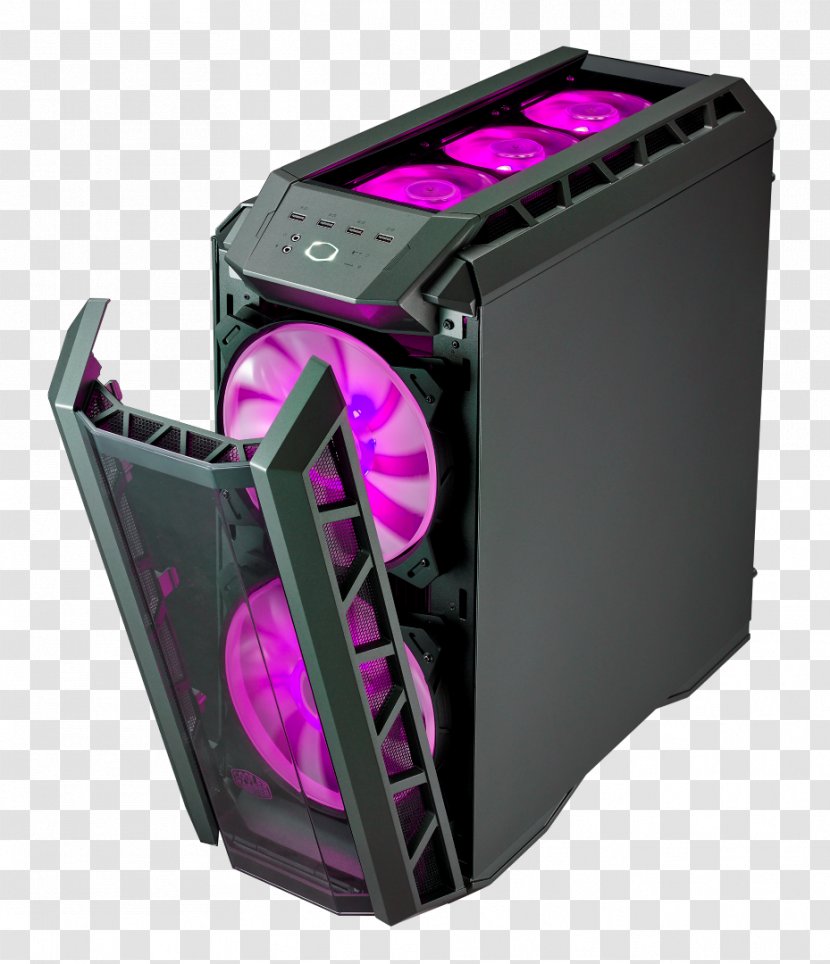 Computer Cases & Housings Power Supply Unit Cooler Master Silencio 352 MasterCase H500P - Gaming Transparent PNG