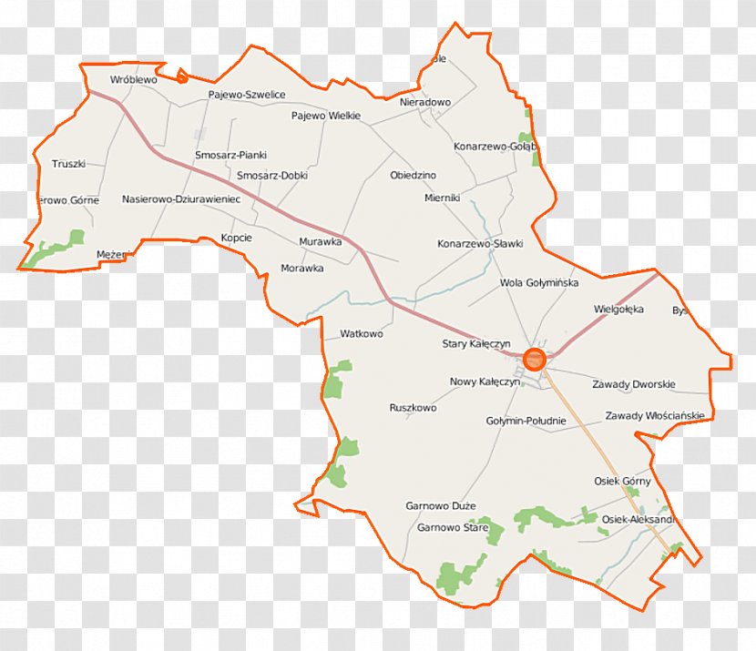 Gmina Ciechanów Glinojeck Truszki, Masovian Voivodeship Pajewo Wielkie - Ecoregion - Map Transparent PNG