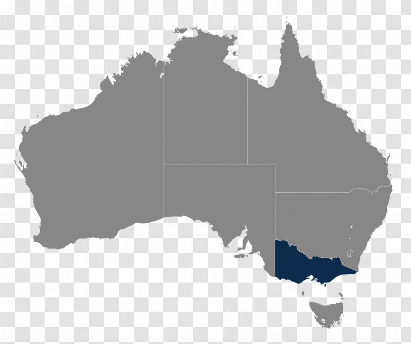 Australia Vector Map Graphics Blank Transparent PNG