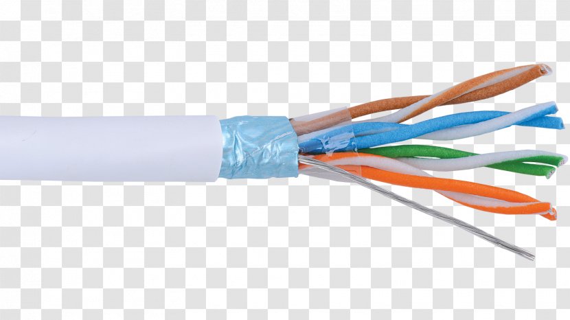 American Wire Gauge Twisted Pair Shielded Cable - Electrical Transparent PNG