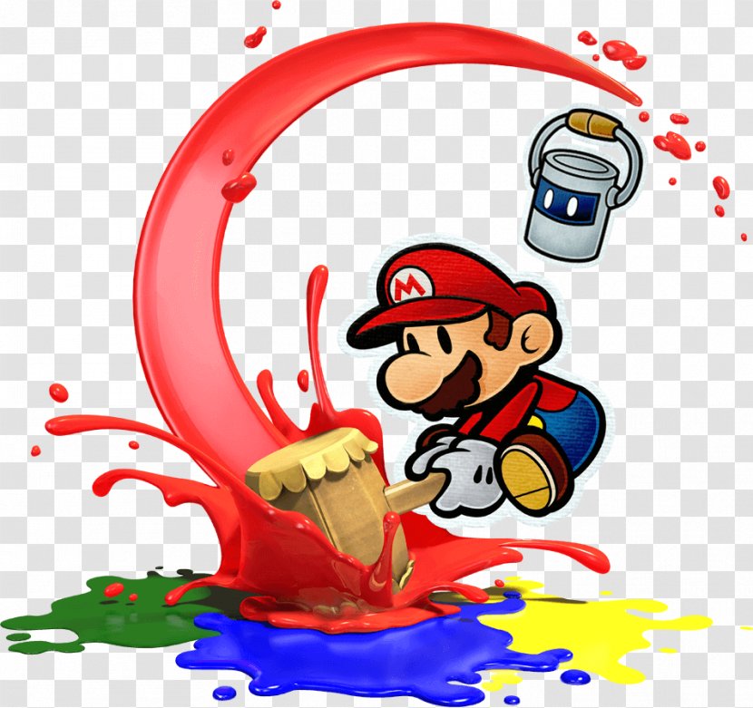 Super Mario Bros. Paper Mario: Color Splash - Bros Transparent PNG