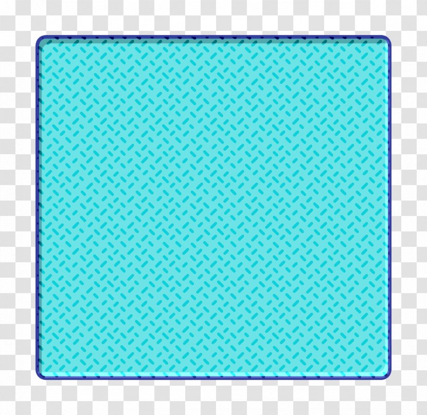 Delicious Icon Media Social - Aqua - Electric Blue Yellow Transparent PNG