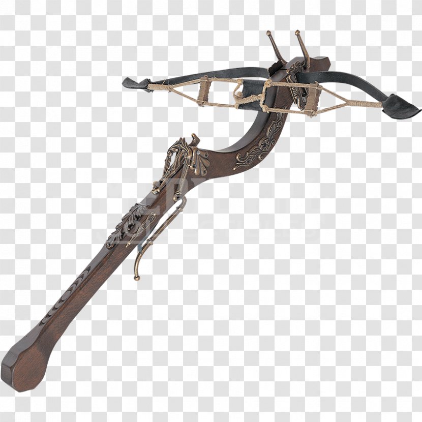 Crossbow Middle Ages Ranged Weapon Slingshot - Firearm - Ancient Costume Transparent PNG