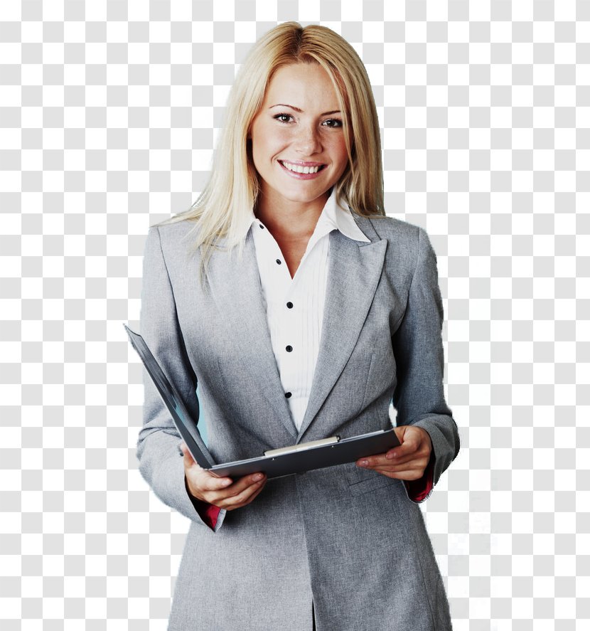 Business Management Service Labor Sales - Blazer - Woman Transparent PNG