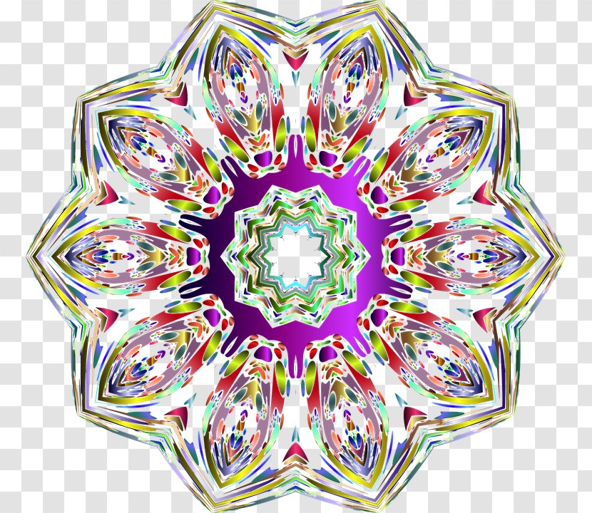 Hexagon Euclidean Vector Geometry - Kaleidoscope - Colorful Diamond Design Picture Free Transparent PNG