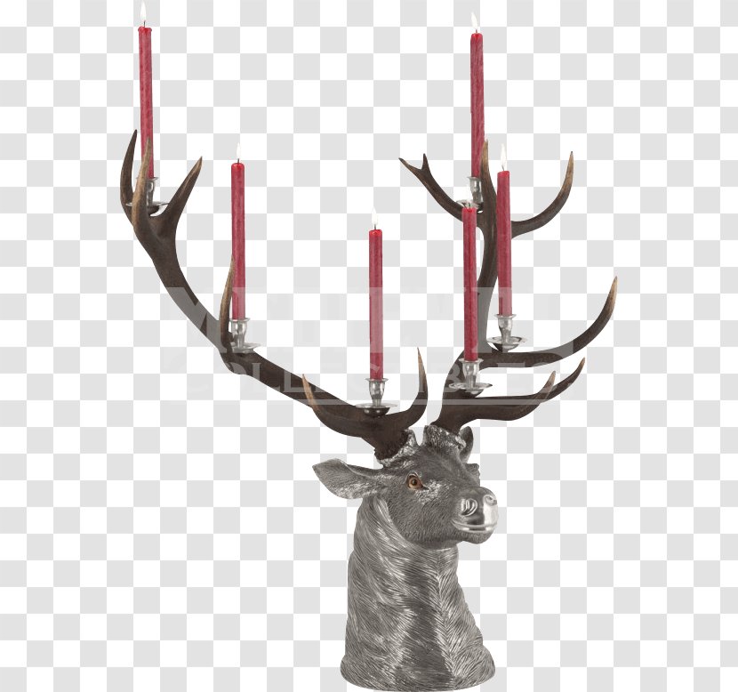Elk Vagabond House Antler Cloth Napkins Candlestick - Horn - Head Transparent PNG