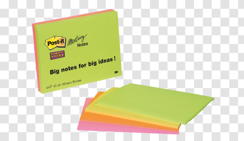 Post-it Note Paper Meeting Stationery Adhesive - Pressuresensitive Transparent PNG
