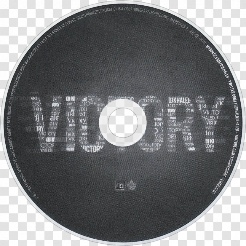 Compact Disc Victory Back To Black Computer Hardware V作戦 - Dj Khaled Transparent PNG