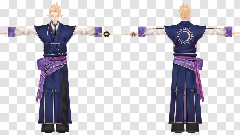 Costume Purple - Robe - Shining Resonance Transparent PNG