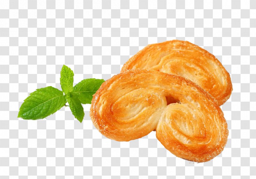 Palmier Puff Pastry Custard Cream Petit Gxe2teau French Cuisine - Cookie - Fluffy Cake And Mint Transparent PNG