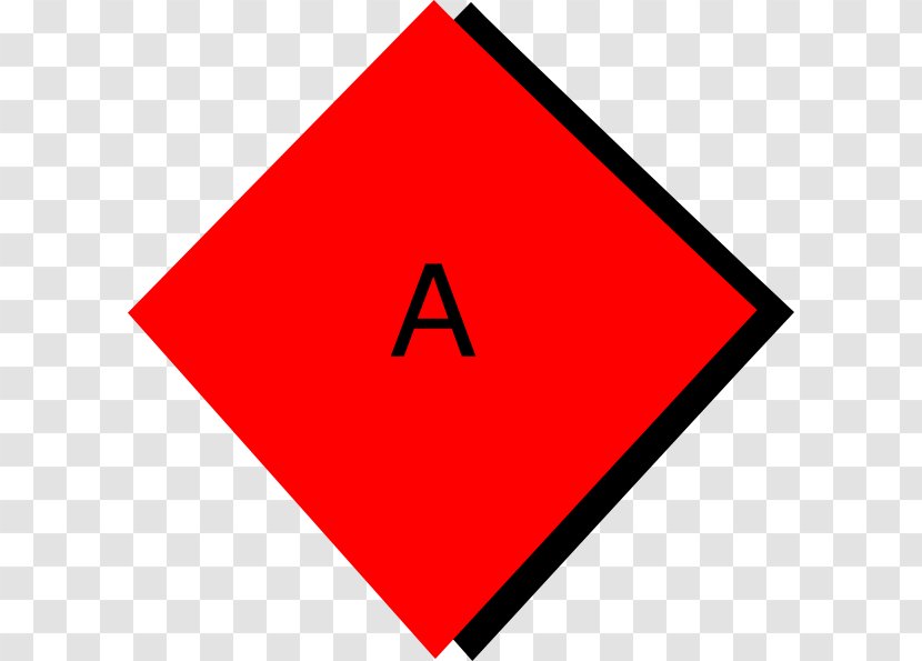 Red Diamond Letter Clip Art - Point - Information Transparent PNG