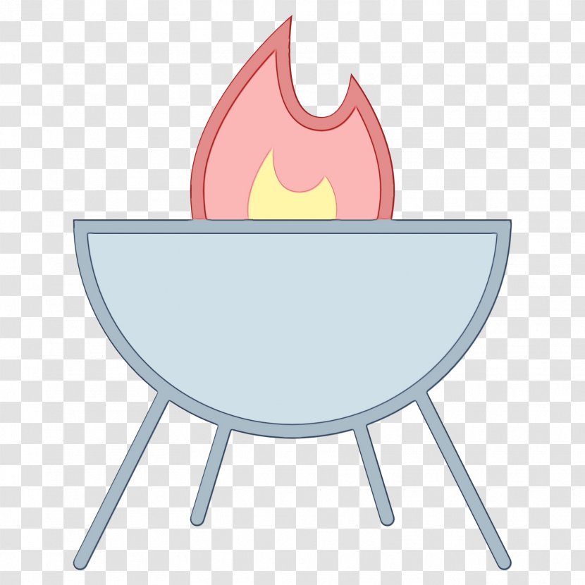 Watercolor Cartoon - Barbecue - Chair Furniture Transparent PNG