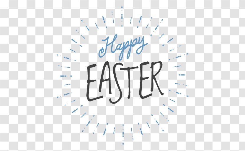 Easter Clip Art - Writing - Happy Transparent PNG