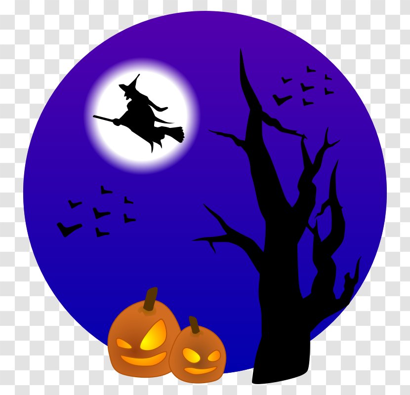 Halloween Jack-o-lantern Free Content Clip Art - Trickortreating - Witch Images Transparent PNG