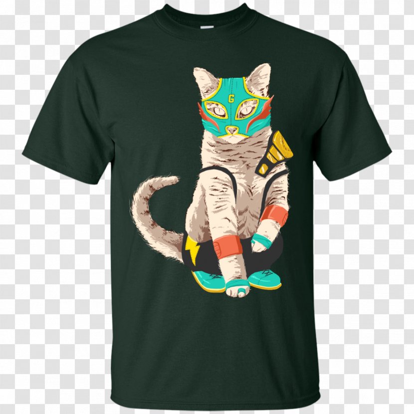 T-shirt Hoodie Clothing Sleeve - Printed Tshirt - Cat Lover T Shirt Transparent PNG