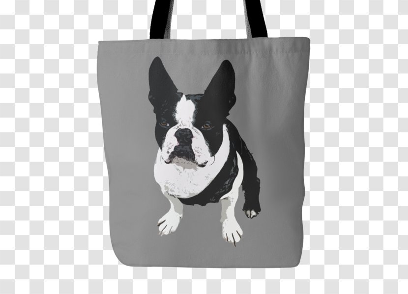 Boston Terrier Tote Bag T-shirt Selkirk Rex - Shoulder - Staffordshire Bull Transparent PNG
