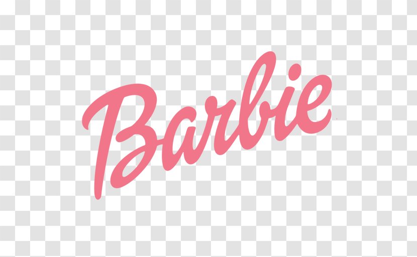 Logo Brand Font Barbie - Pink Transparent PNG