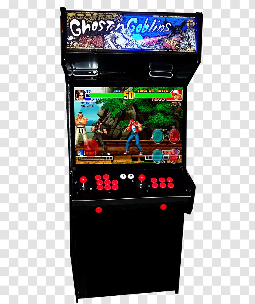 Arcade Cabinet The King Of Fighters '98 Game - Recreation - Ghost And Goblins Transparent PNG