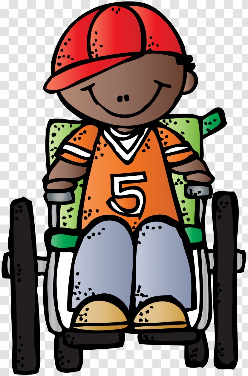 Wheelchair Disability Child Clip Art - Royaltyfree - Melonheadz Pencil Cliparts Transparent PNG