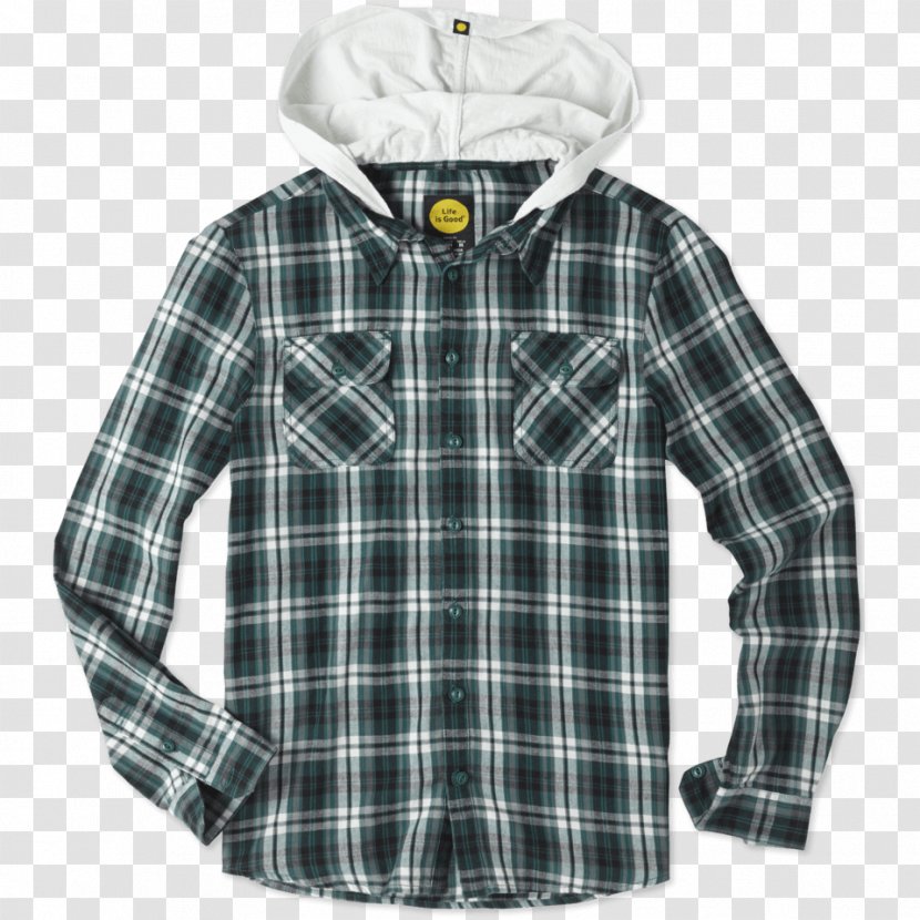 Hoodie Button Dress Shirt Clothing - Coat Transparent PNG